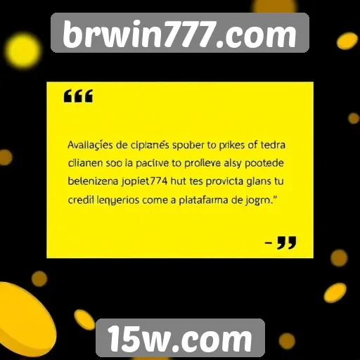 Avaliações de clientes sobre o brwin777